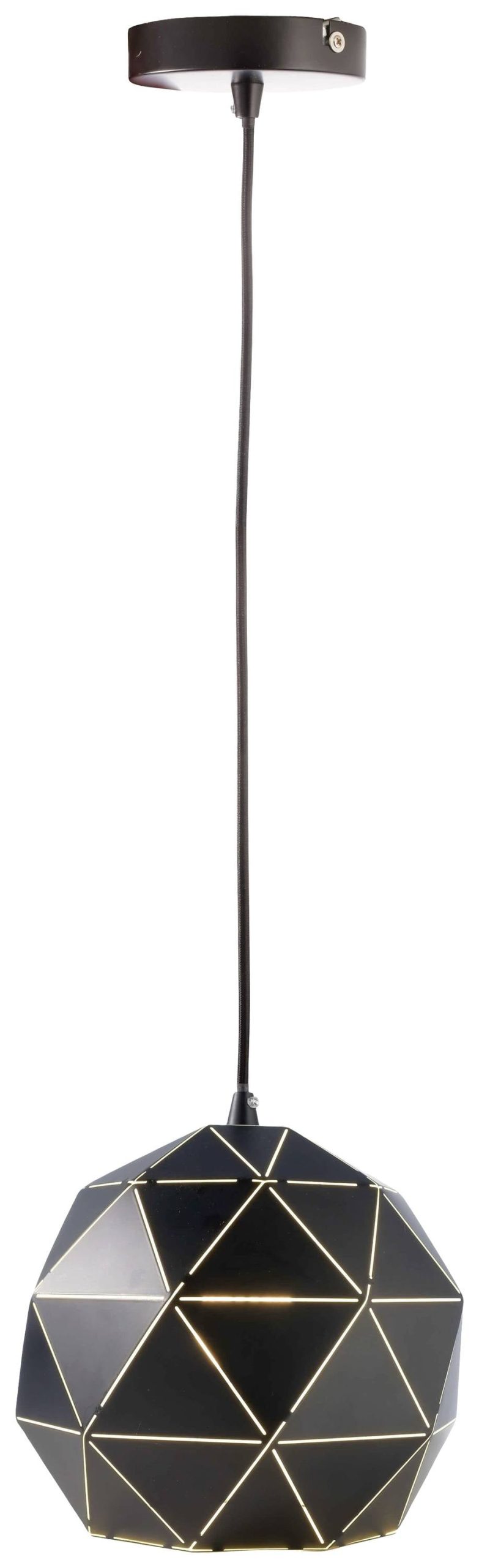 Deko Light Asterope rund 250 342132 Hanglamp LED, Halogeen E27 40 W Zwart