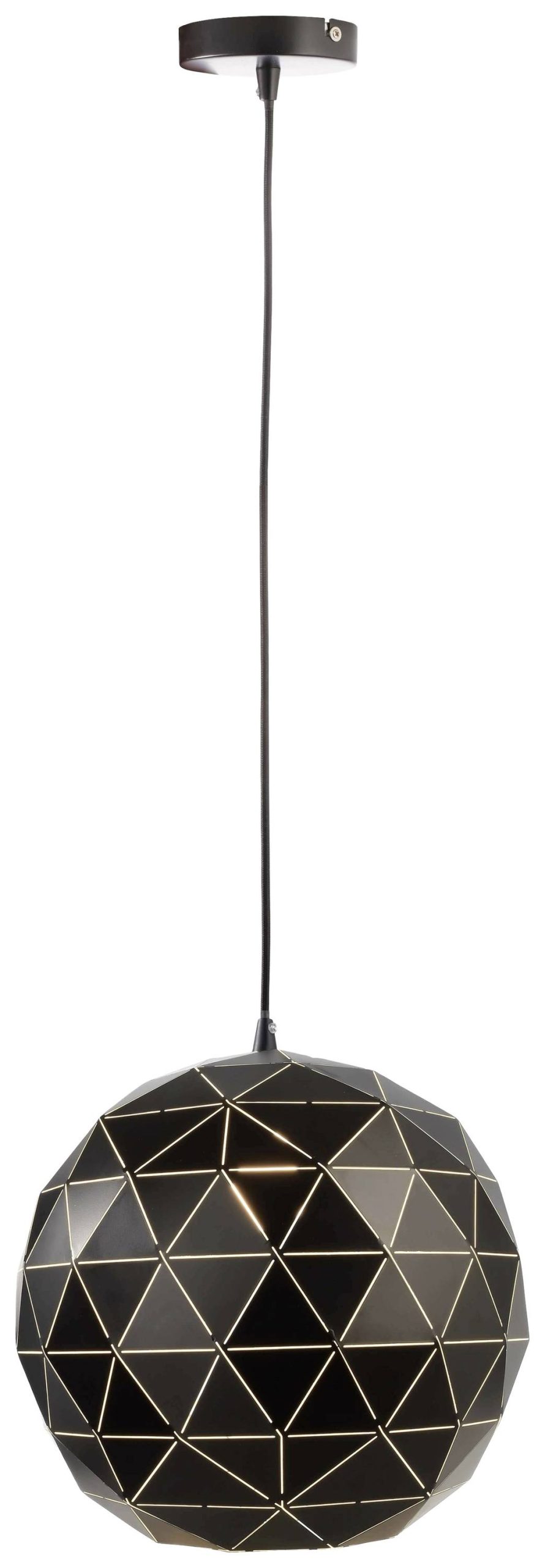 Deko Light Asterope rund 500 342134 Hanglamp LED, Halogeen E27 40 W Zwart