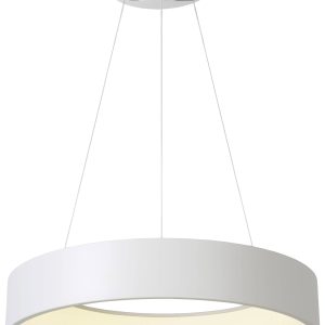 Deko Light Sculptoris 600 342185 Hanglamp LED LED vast ingebouwd 42 W Verkeerswit (RAL 9016)