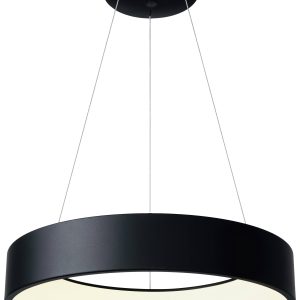 Deko Light Sculptoris 800 342188 Hanglamp LED LED vast ingebouwd 60 W Diepzwart (RAL 9005)
