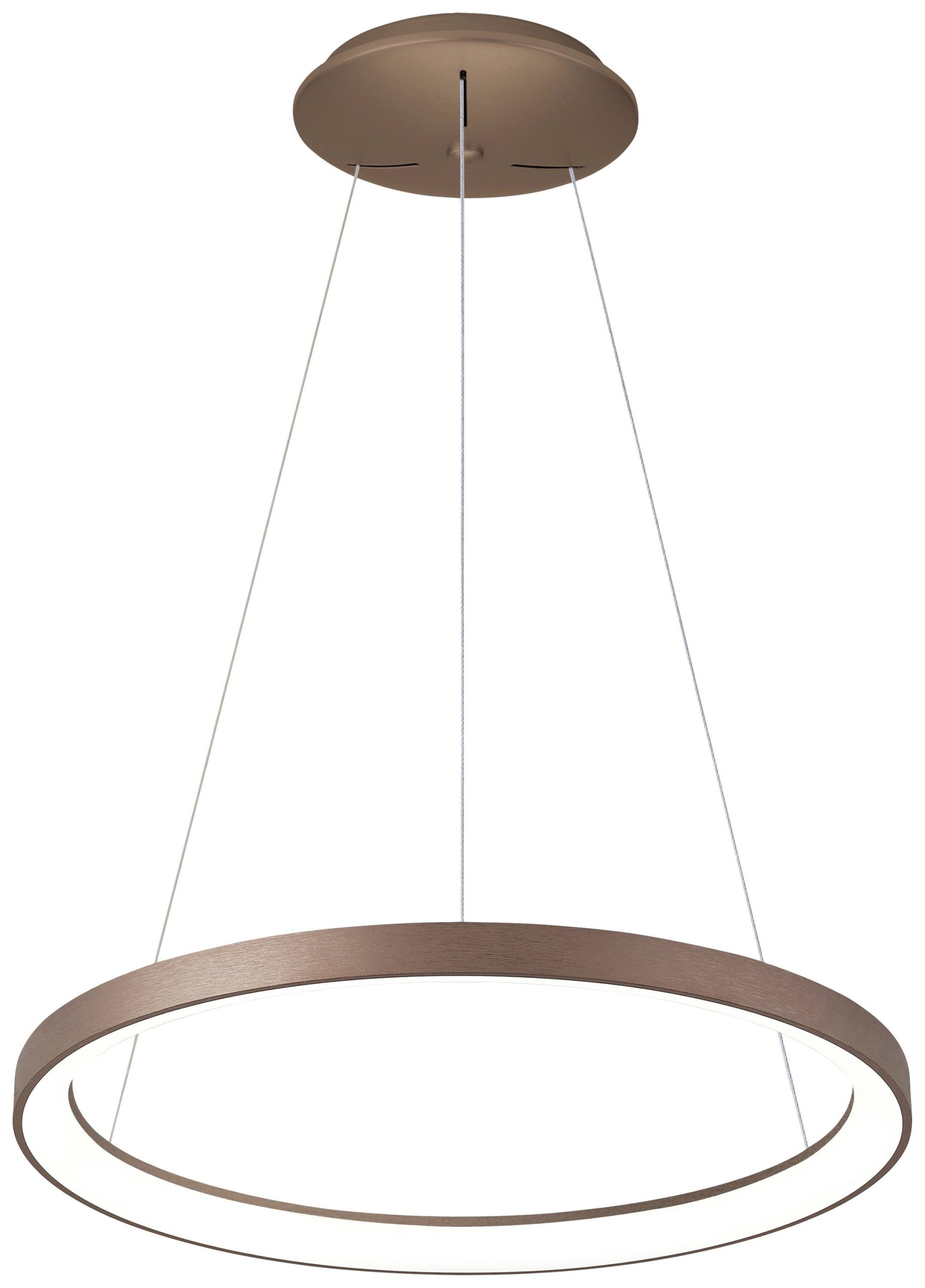 Deko Light Sculptoris 400 342192 Hanglamp LED LED vast ingebouwd 30 W Koffie