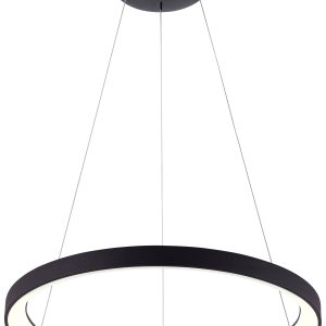 Deko Light Sculptoris 600 342194 Hanglamp LED LED vast ingebouwd 42 W Diepzwart (RAL 9005)