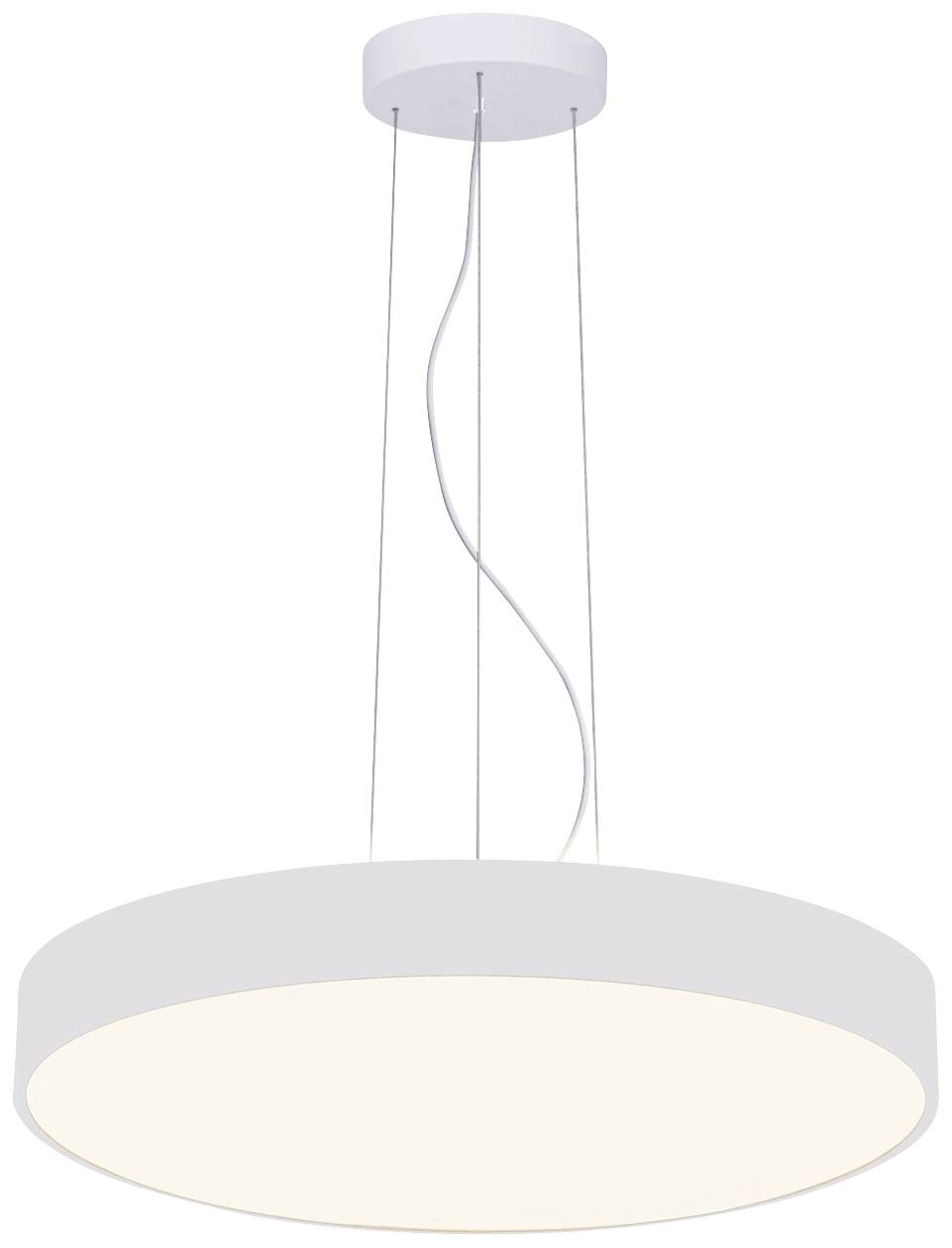 Deko Light Menkar 400 342201 Hanglamp LED LED vast ingebouwd 43 W Verkeerswit (RAL 9016)