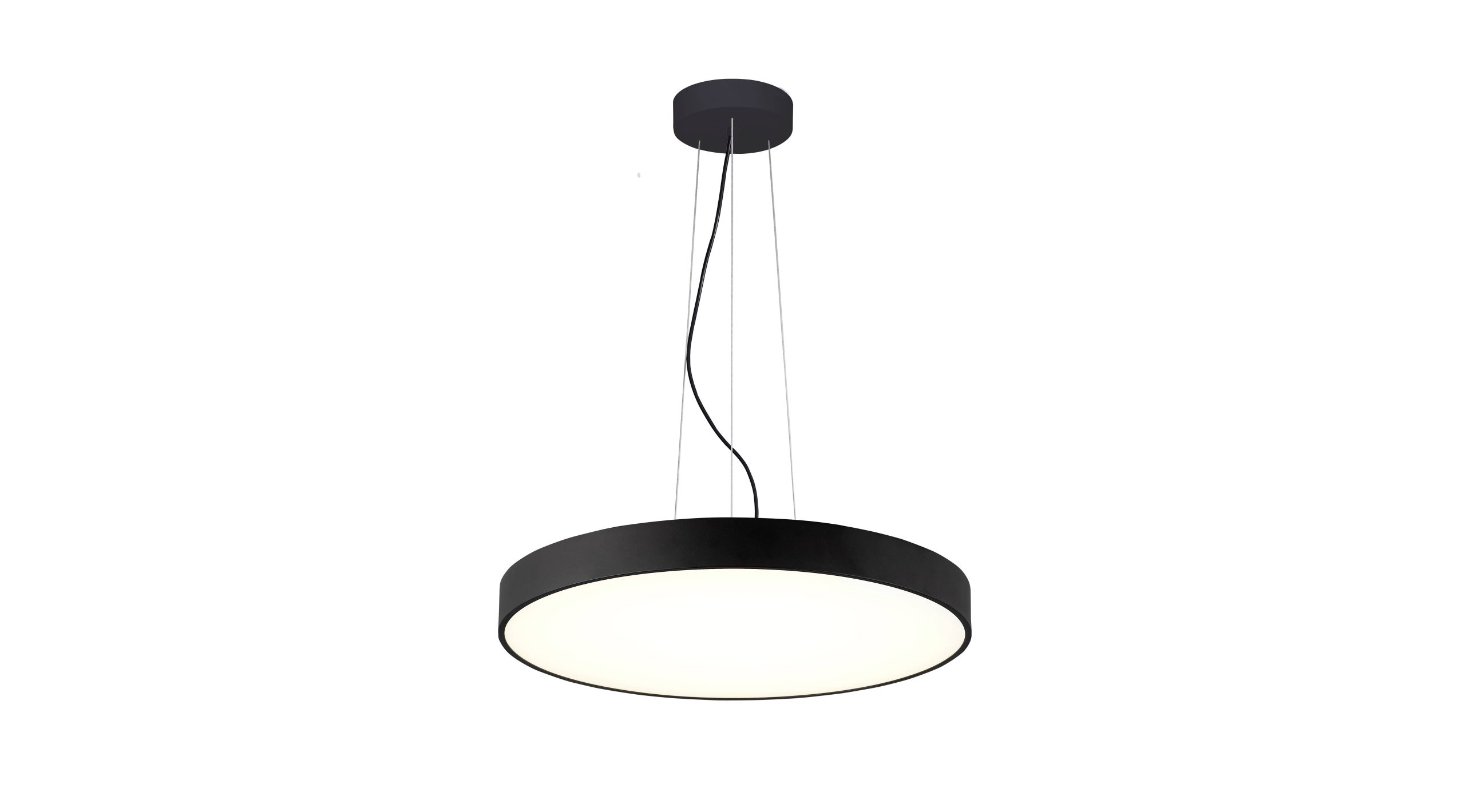 Deko Light Menkar 800 342210 Hanglamp LED LED vast ingebouwd 95 W Diepzwart (RAL 9005)