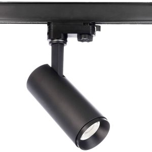 Deko Light Lucea 10 707117 230V-railsysteem lamp LED vast ingebouwd 10 W LED Energielabel: F (A – G) Diepzwart (RAL 9005