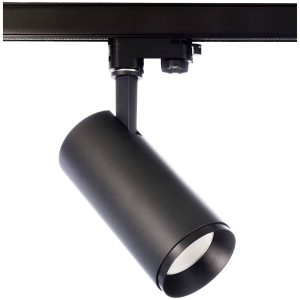 Deko Light Lucea 15 707119 230V-railsysteem lamp LED vast ingebouwd 15 W LED Energielabel: F (A – G) Diepzwart (RAL 9005