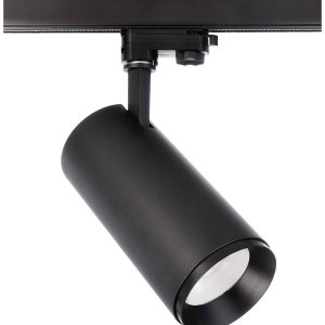 Deko Light Lucea 30 707123 230V-railsysteem lamp LED vast ingebouwd 30 W LED Energielabel: F (A – G) Diepzwart (RAL 9005