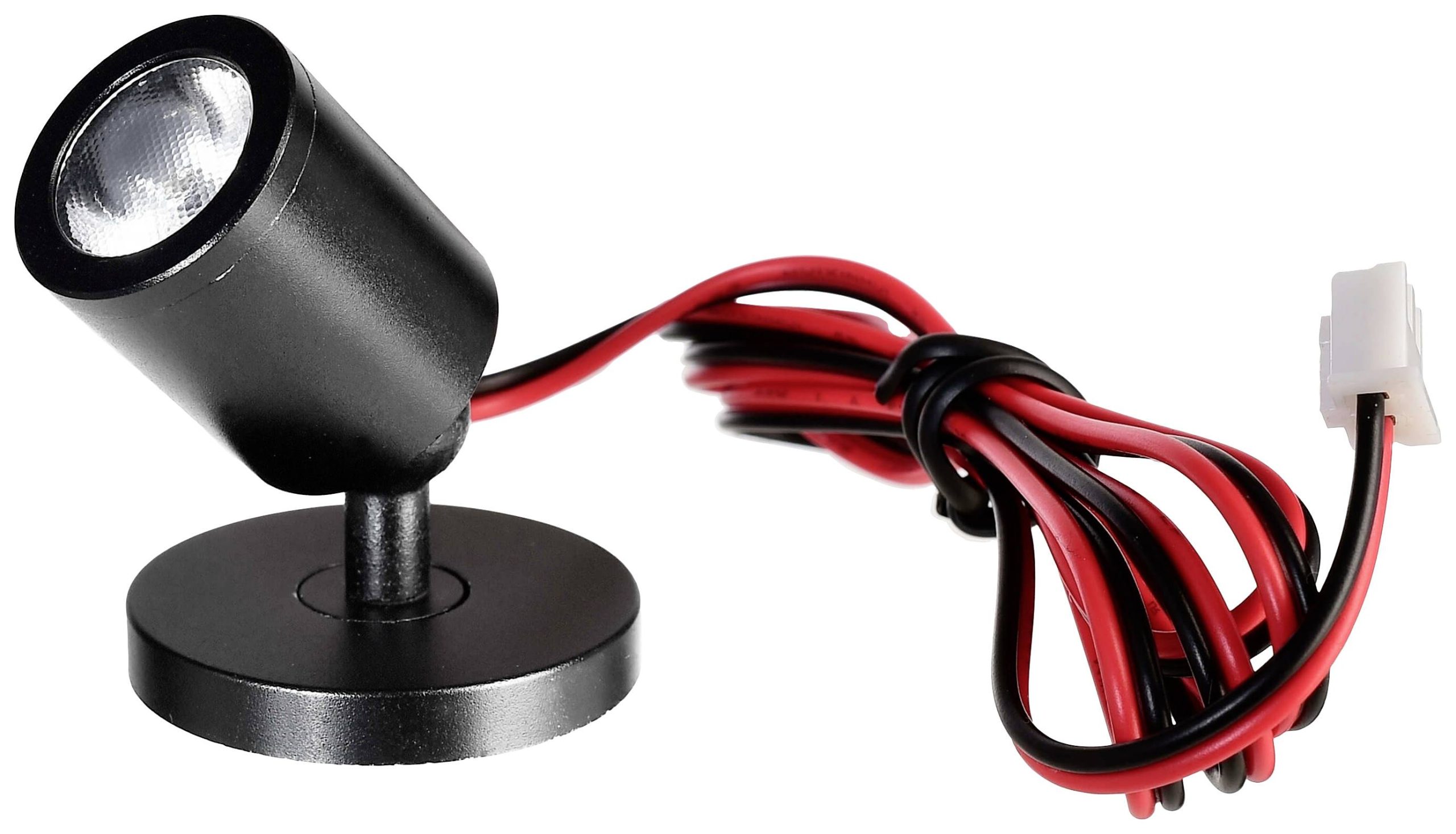 Deko Light Herculis magnetic 688027 Spiegellamp 1 W Energielabel: G (A - G) Neutraalwit Zwart