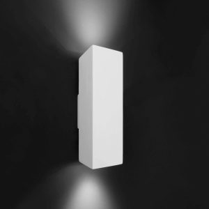 Deko Light Essa Essa Wandopbouwarmatuur GU10 35 W Wit Deko Light Essa Essa Wandopbouwarmatuur GU10 35 W Wit
