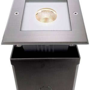 Deko Light Square COB I WW 730209 Vloerinbouwlamp LED vast ingebouwd LED E (A – G) 7.70 W Zilver
