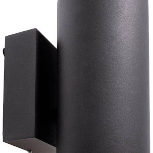 Deko Light Mobby II Double Mobby II Wandopbouwarmatuur LED vast ingebouwd Energielabel: G (A – G) 19.90 W LED Zwart-grij