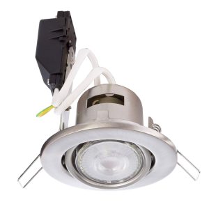 Deko Light Deneb 110016 Plafondinbouwring LED, Halogeen GU10 50 W Zilver Deko Light Deneb 110016 Plafondinbouwring LED, Halogeen GU10 50 W Zilver