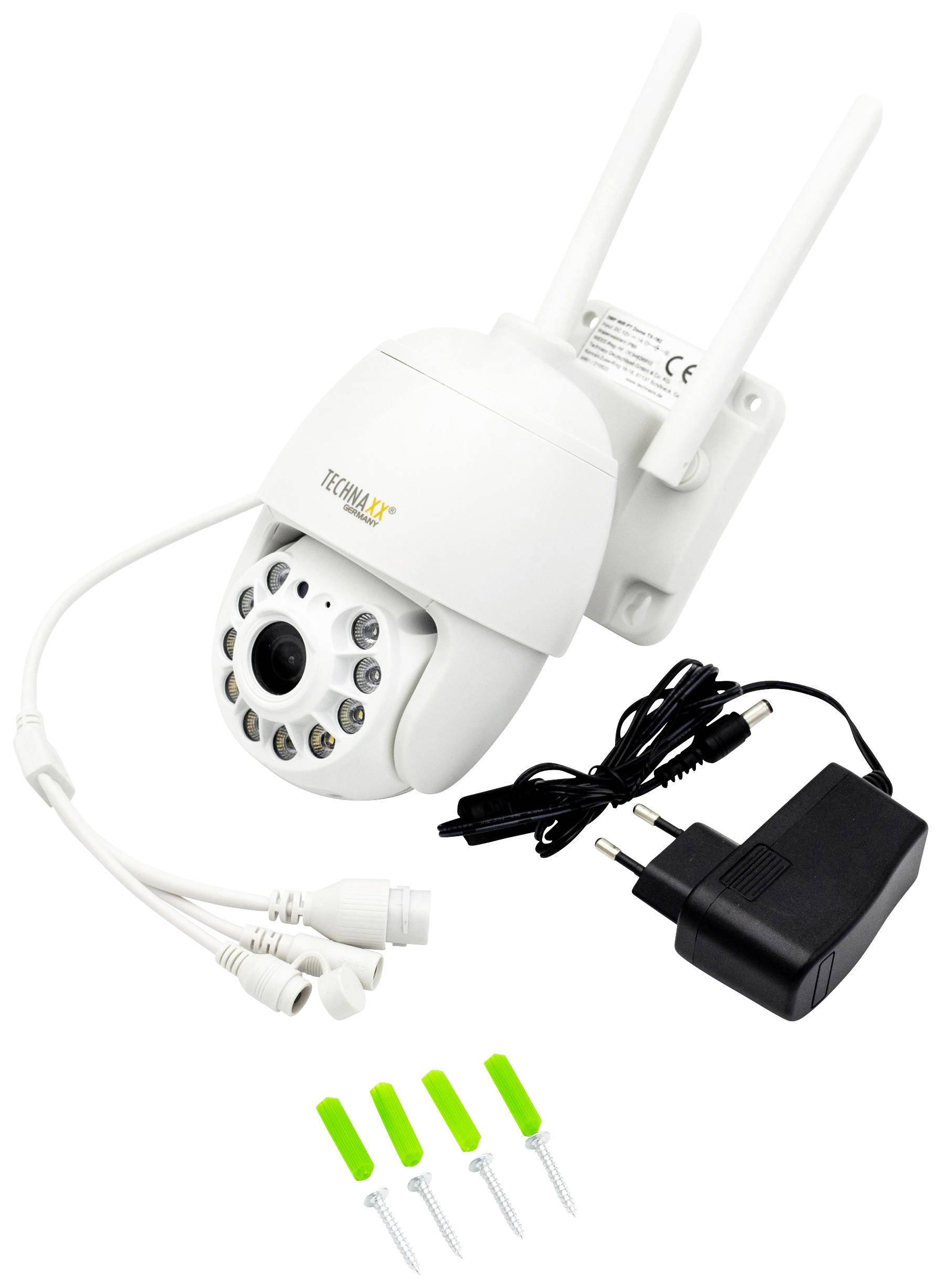 Technaxx TX-192 4991 IP Bewakingscamera WiFi, LAN 2304 x 1296 Pixel