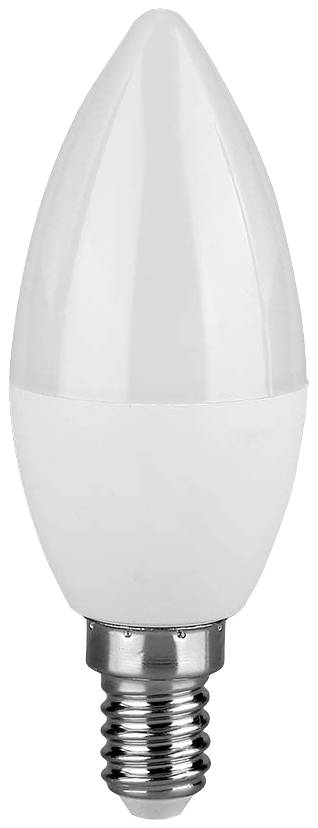 V-TAC 2142581 LED-lamp Energielabel F (A - G) E14 Kaars 4.50 W = 40 W Daglichtwit (Ø x h) 36.5 mm x 100 mm Niet dimbaar