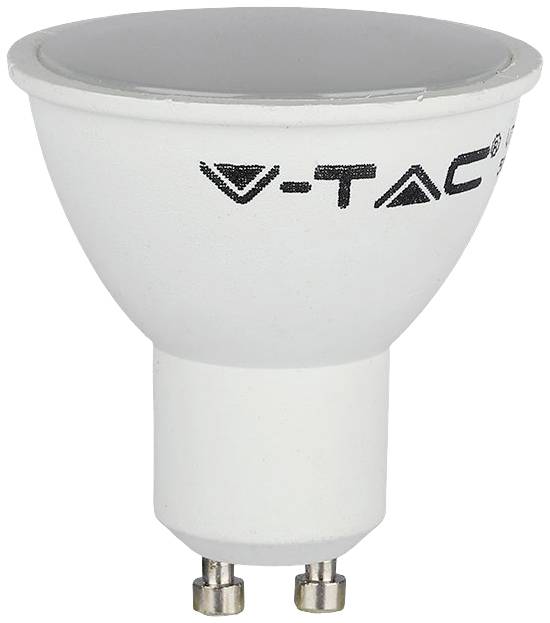 V-TAC 211685 LED-lamp Energielabel F (A - G) GU10 Reflector 4.50 W Warmwit (Ø x h) 50 mm x 56.5 mm Niet dimbaar 1 stuk(s