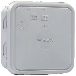 Fibox JB 2,5 G Aftakkast (l x b x h) 90 x 90 x 49 mm Grijs (RAL 7035) IP65 1 stuk(s)
