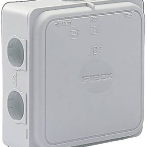 Fibox JB 6 G Aftakkast (l x b x h) 110 x 110 x 49 mm Grijs (RAL 7035) IP65 1 stuk(s)