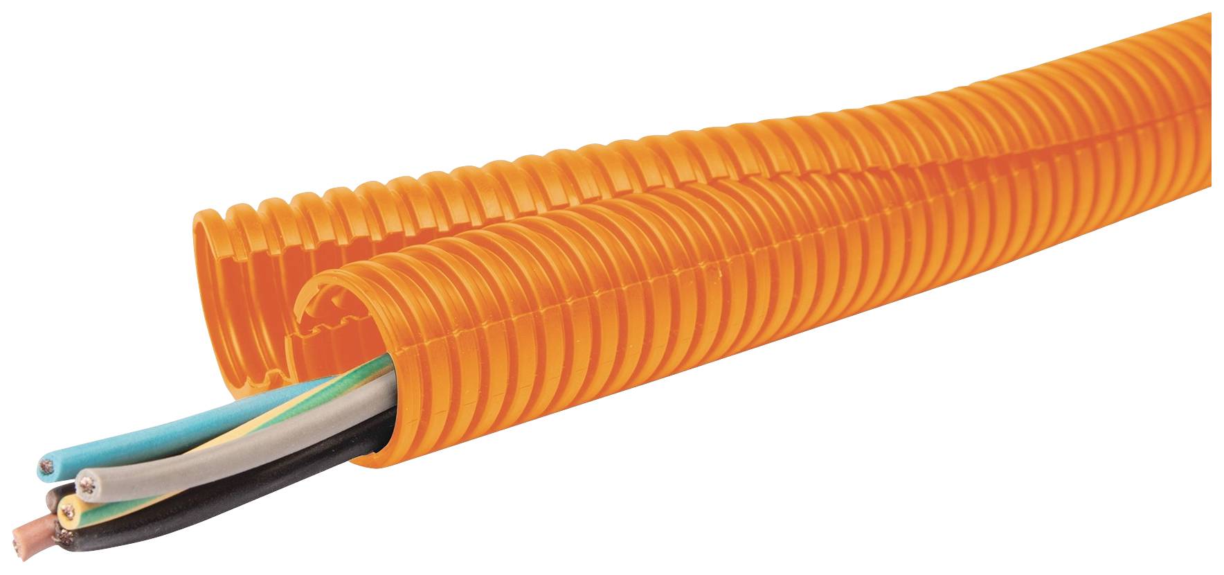 Fränkische Rohrwerke 3840002050 Buis 50 m Oranje 50 m