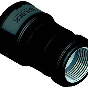 Fränkische Rohrwerke 4891392000 Schroefverbinding 58.1 mm Zwart 6 stuk(s)