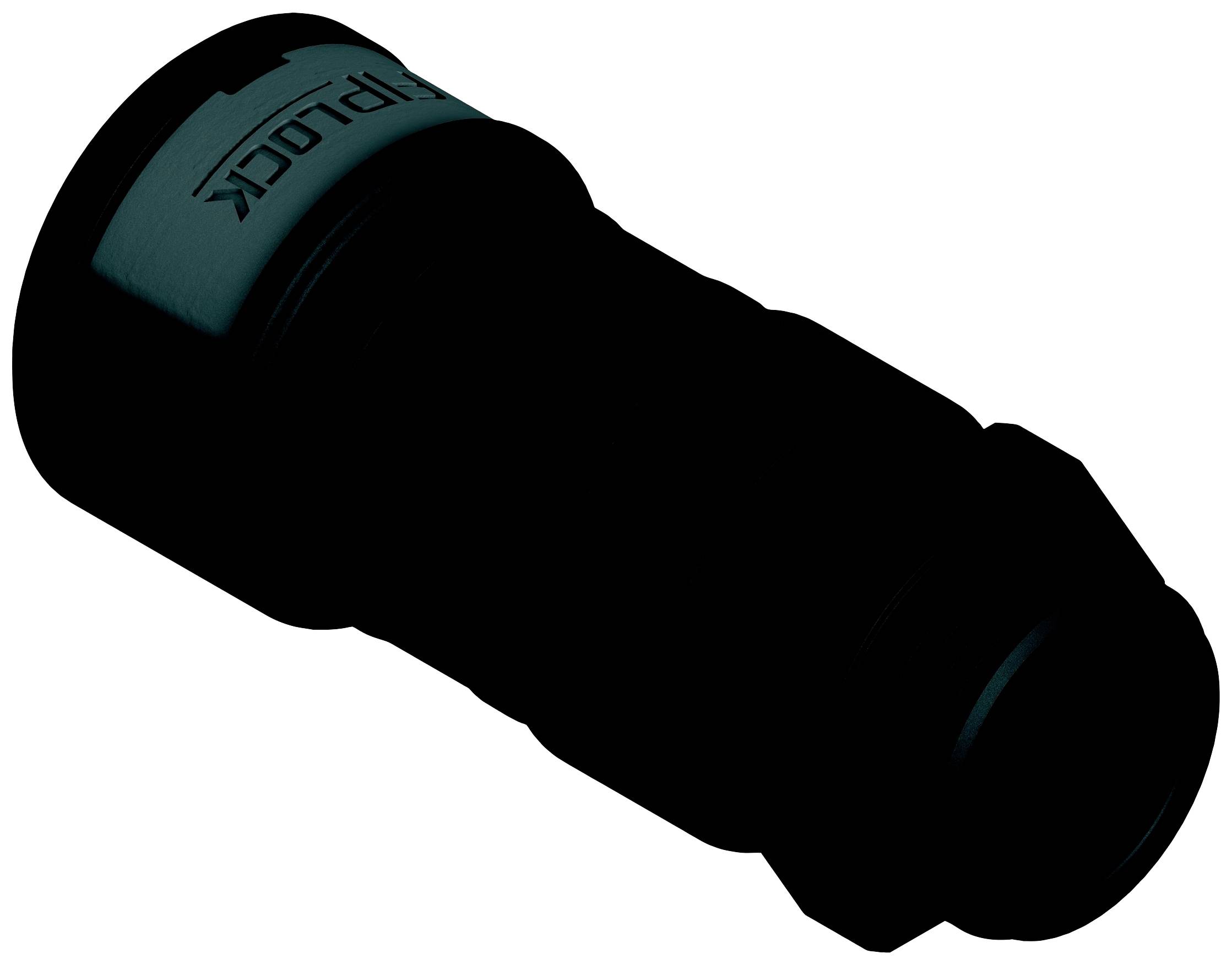 Fränkische Rohrwerke 4890562200 Schroefverbinding 74.7 mm Zwart 10 stuk(s)