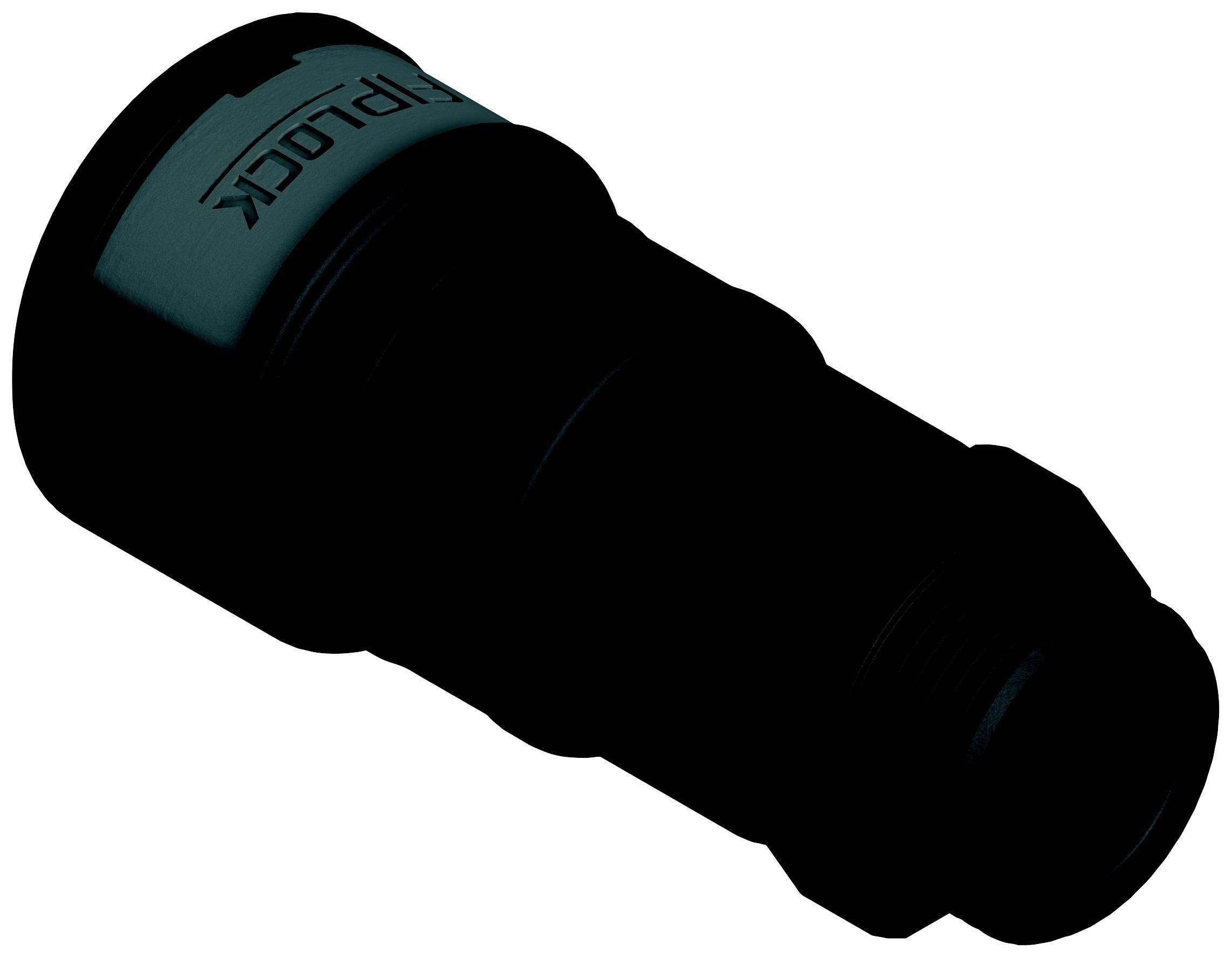 Fränkische Rohrwerke 4890561900 Schroefverbinding 63 mm Zwart 10 stuk(s)