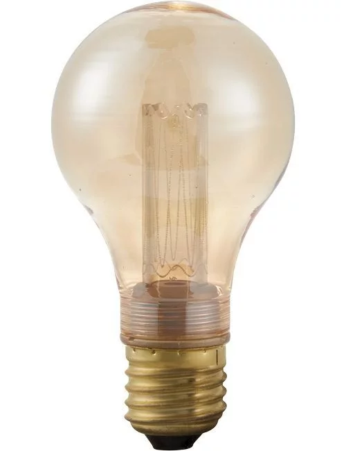 SPL E27 Peerlamp 2.5W Flame Goud Dimbaar