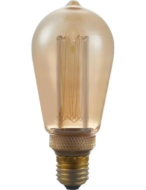 SPL E27 Edison Lamp 3.5W Flame Goud Dimbaar