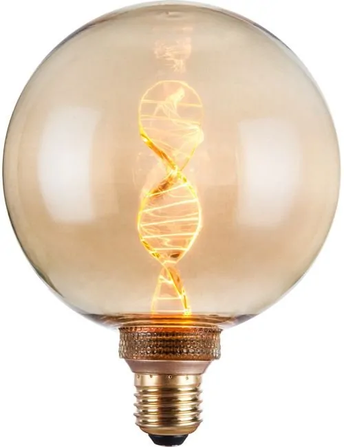 SPL E27 Vintage DNA Globe 125 3,5W Flame Goud Dimbaar